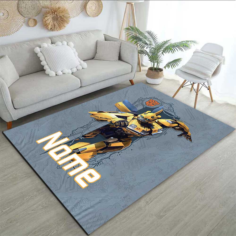 Love Transformers (11) Customize your name rug, office chair cushion, home bedroom living room gift.