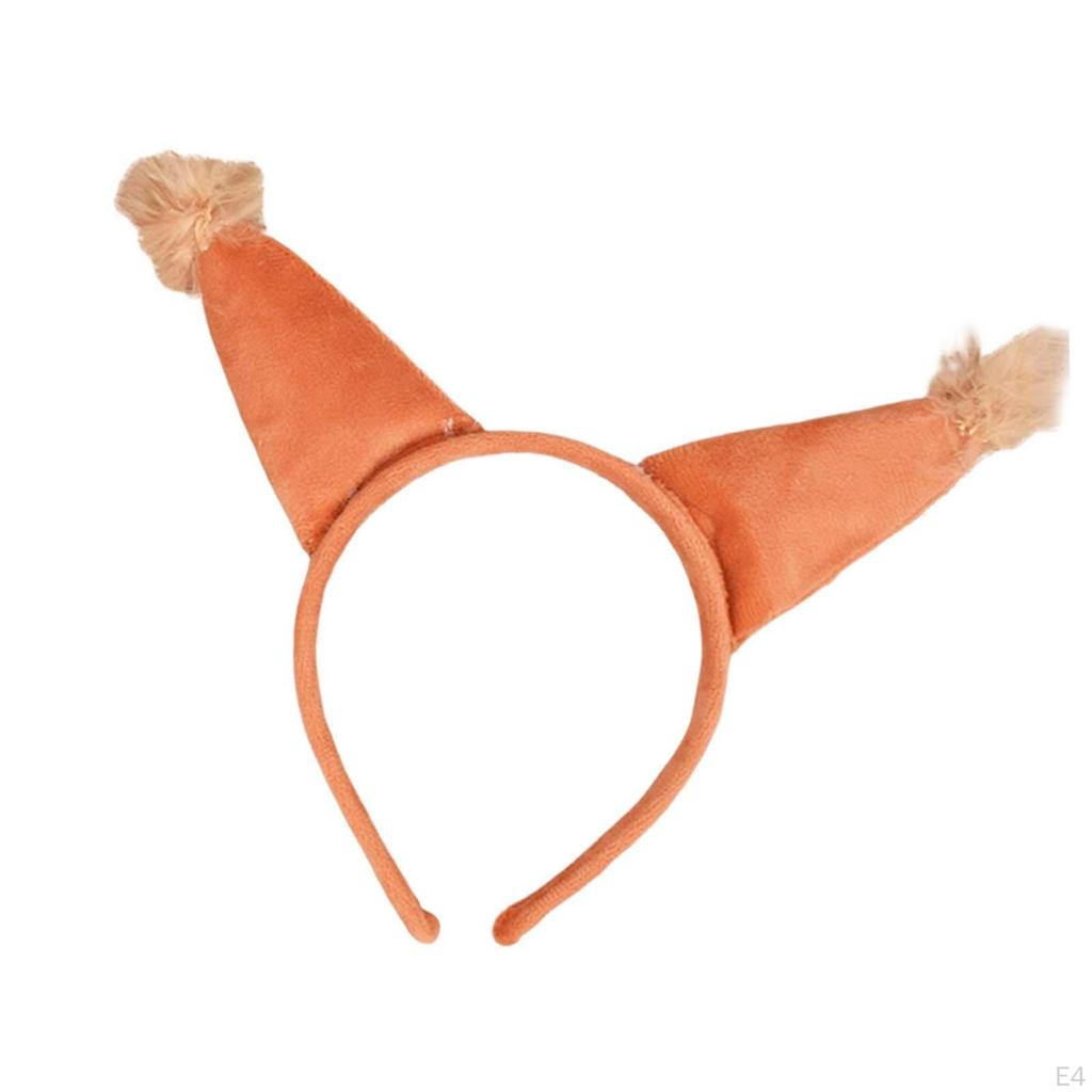 Animal Tail Costume Kit Hairband Cosplay Fancy Dress Headpiece Squirrel Ears Hair Hoop Headband for