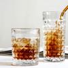 1 Piece of Whisky Glass with Diamond Patterned Crystal Glass A Light Luxury Home Bar and Restaurant Glass  A Gift for Friends