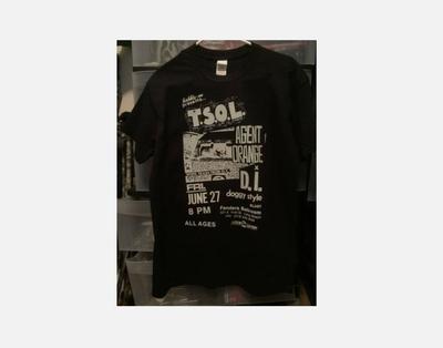 Alter Punkrock-Konzertflyer TSOL T-Shirt, Retro-T-Shirt, Geschenk für Fan