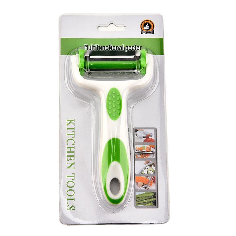 3-in-1 Rotating Peeler & Grater: Multifunctional Kitchen Gadget for Vegetables, Fruits, and Melons