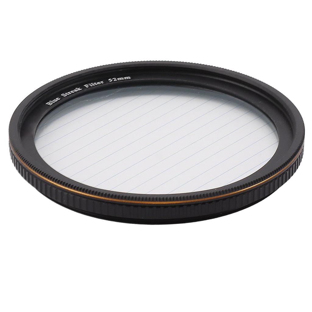 Blue Streak Special Effects Filter   Single Lens Camera Optical Glass Blue Streak Filter for Night Shooting