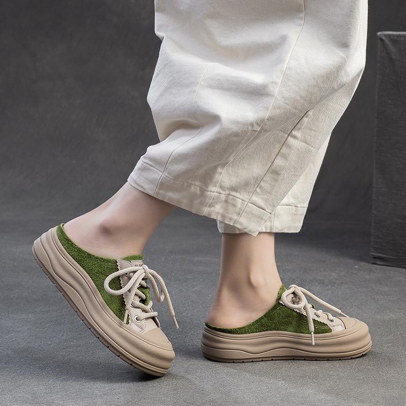 Comfortable Slip-On Platform Sneakers for Women Adjustable and Breathable Casual Shoes for Summer