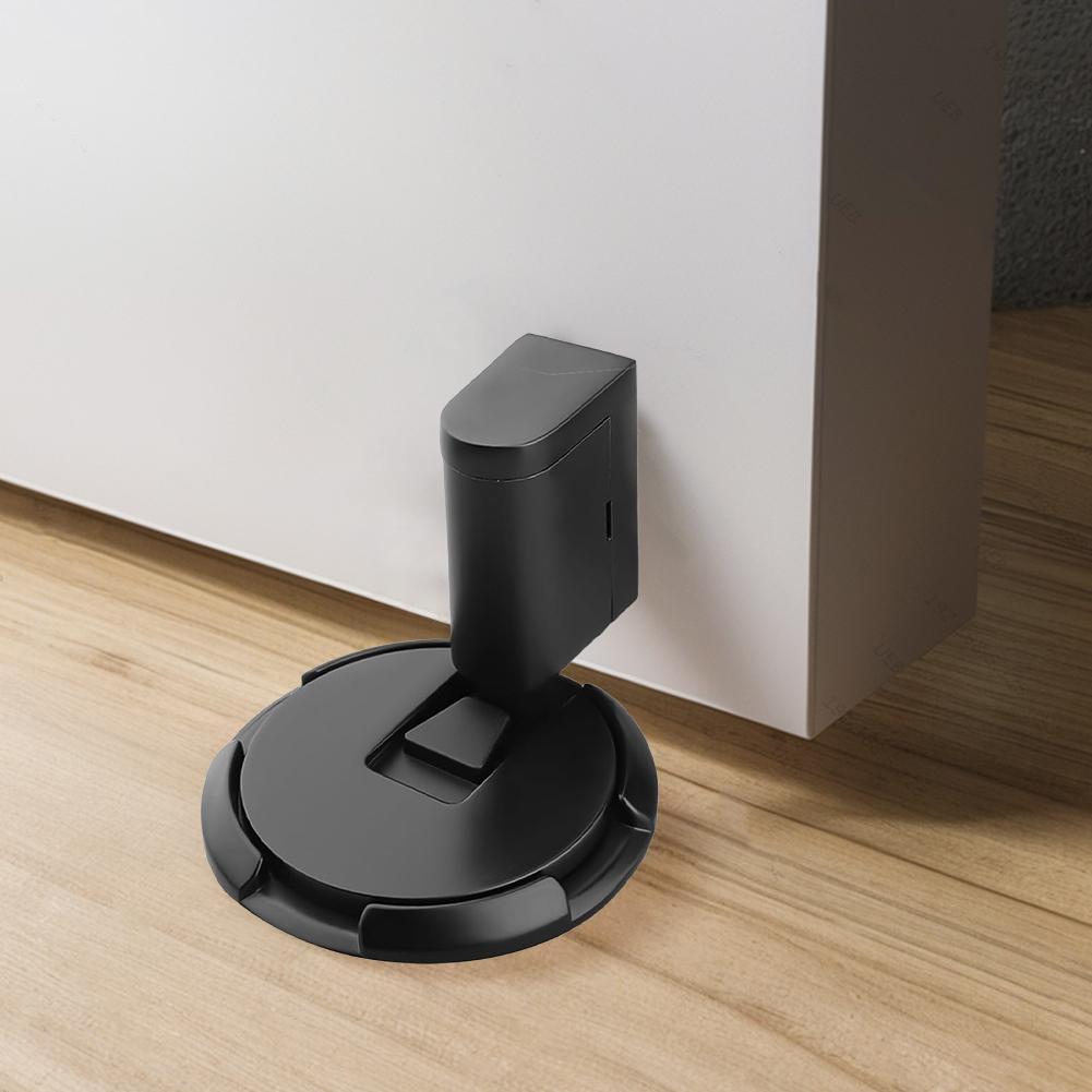 Mechanischer Türstopper ohne Bohren Winddichter Magnetischer Türstopper Hält Tür offen Stanzfrei Mechanisch Leise Boden-Türstopper