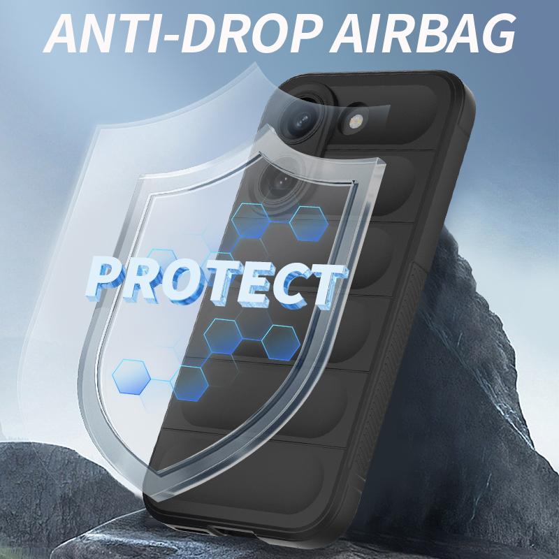For Poco X8 Pro Case Anti-slip Grip Anti-Fingerprint Airbag Shockproof Soft Silicone TPU Full Protection Back Cover