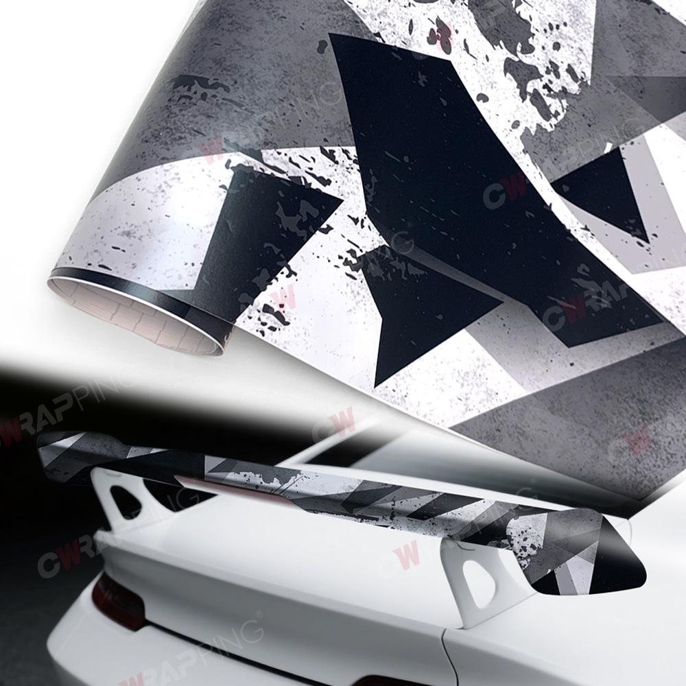 Self-Adhesive Geometric Camo Sticker for Motorcycle and Car Paint Modifications