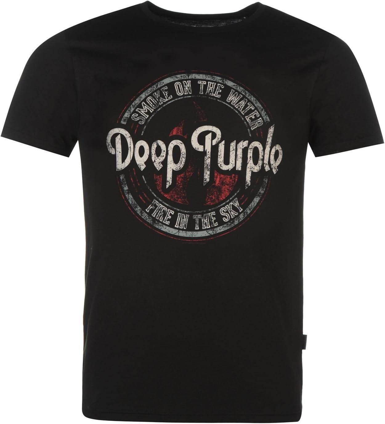 Deep Purple Band T-shirt - New - Smoke on the Water - Official XL