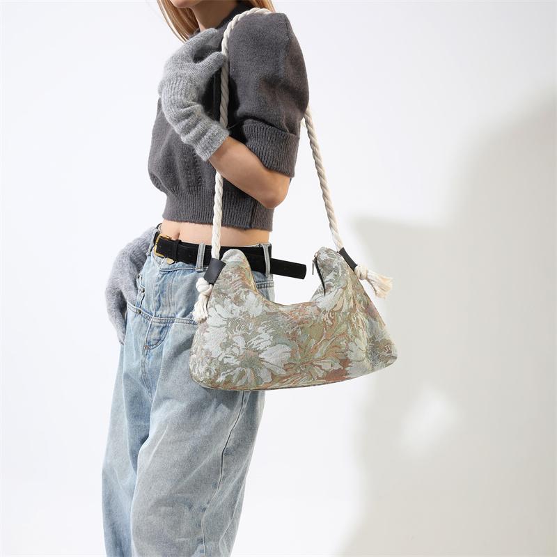 Leopard Prints Women's Shoulder Bags Large Capacity Handbag Casual Fashion Large Underarm Bags