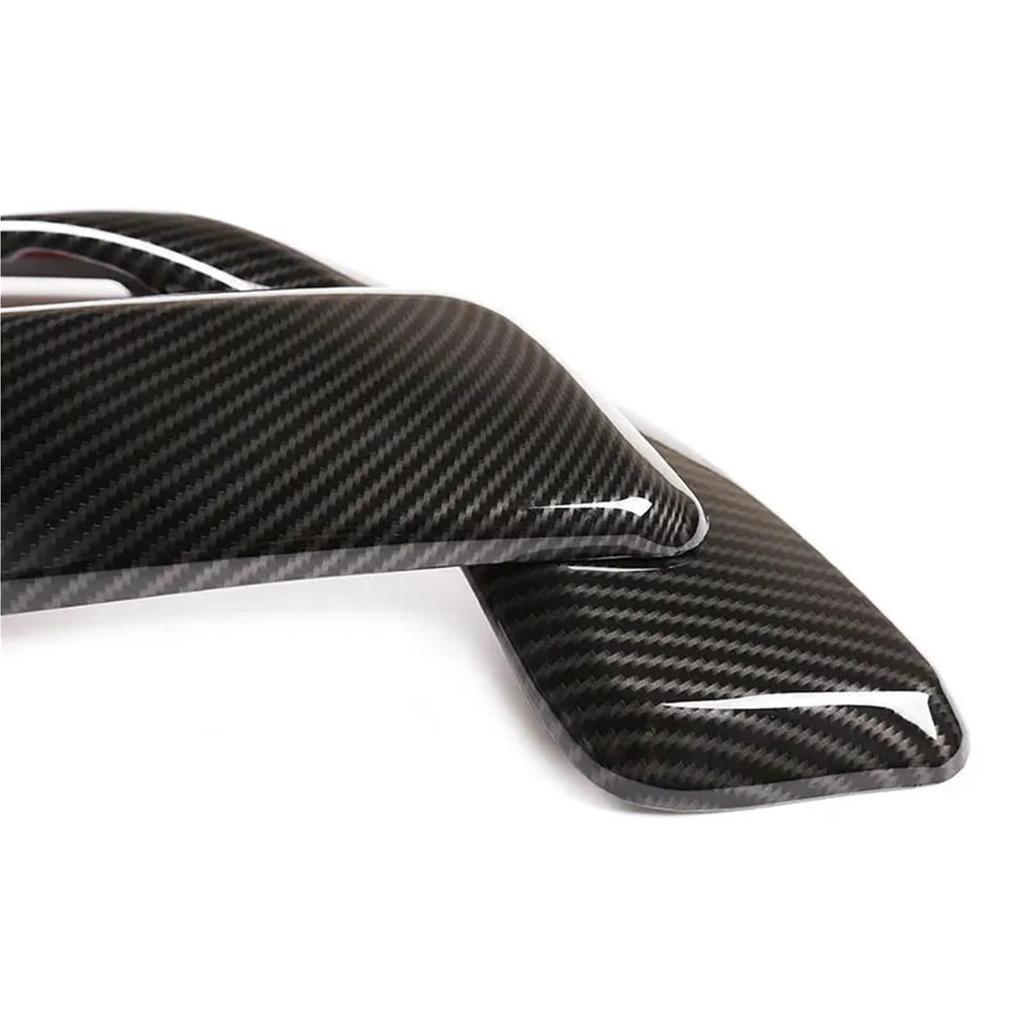 WVTVBYLKLP Carbon Fiber Car Styling Interior Door Handle Pull Door Knob Panel Cover Trim