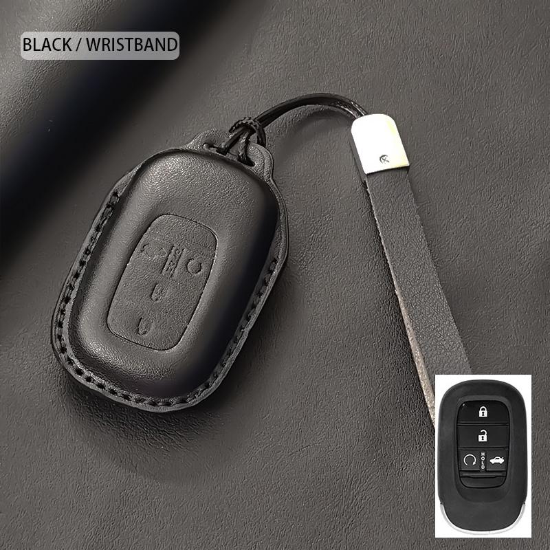 Car Key Case Cover Fob For Honda Accord Civic 11Th Hr-V Cr-V Pilot Sport Si Ex Keyless Keychain Durable