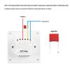 Graffiti Zigbee Smart Switch: Universal Single Live/Neutral 86-Type Button with Magnetic Holding Relay for All-Room European/British Use.