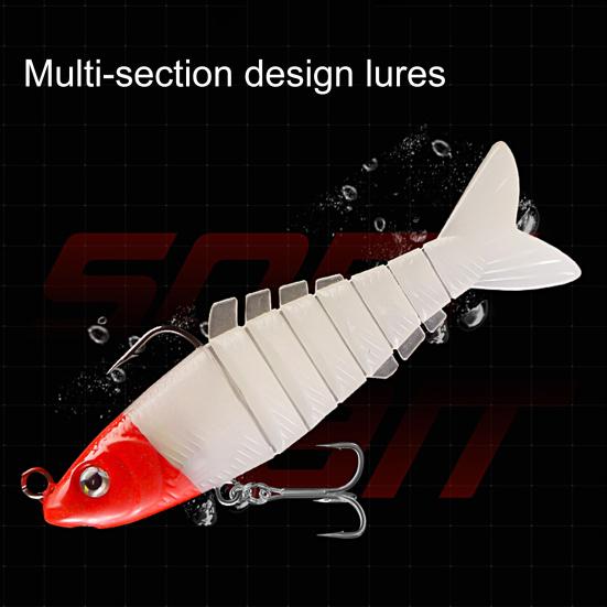 9cm 17g Angelköder 3D Fischauge Scharfer Haken Erhöhte Fangrate Langlebiges Simulationsdesign