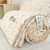 Soft and Breathable Milk Silk Cotton Summer Quilt, Machine Washable, Skin-Friendly, Ideal for Student Dormitory or Air-Conditioning Use
