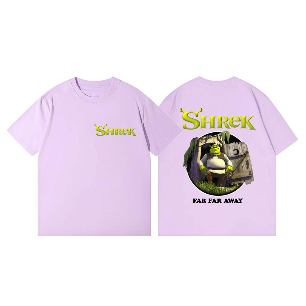 Shrek Far Far Away Funny Meme Tshirt Unisex Women High Quality Fashion Oversized Tshirts Summer Casual Loose 100cotton T Shirts