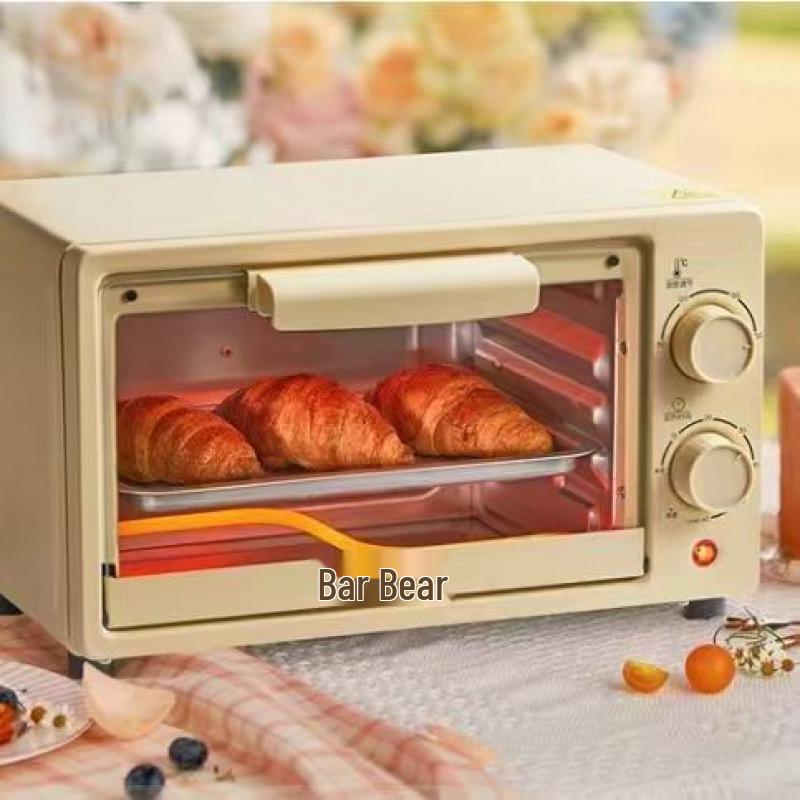 

Многофункциональная микроволновая и электрическая печь 2-в-1 Bear, 10 л, полностью автоматическая, малого размера DKX-F10M6 жёлтый