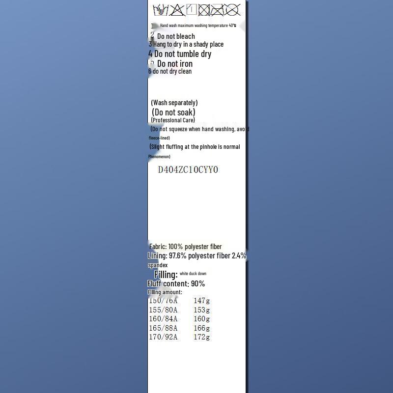 Sancai 2025 Winter Loose 90% Duck Down Puffer Jacket