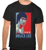 26 Bruce Lee Logo Schwarzes T-Shirt -1055- Unisex T-Shirt