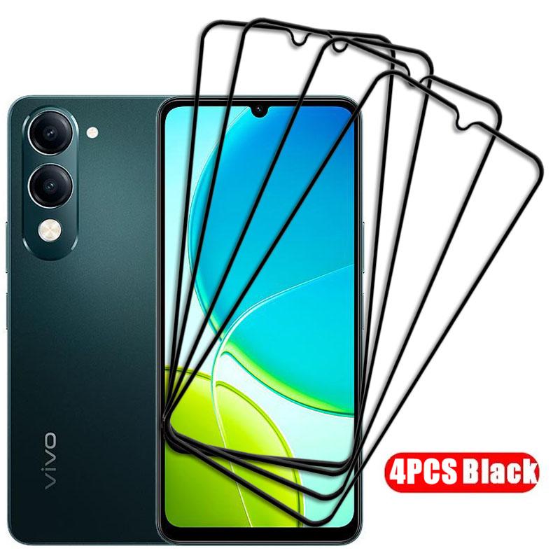 Full Cover Glass For Vivo Y29s Tempered Glass Vivo Y29s Y04 Screen Protector Protective Phone Film Vivo Y04 Y29s inch 6.74"