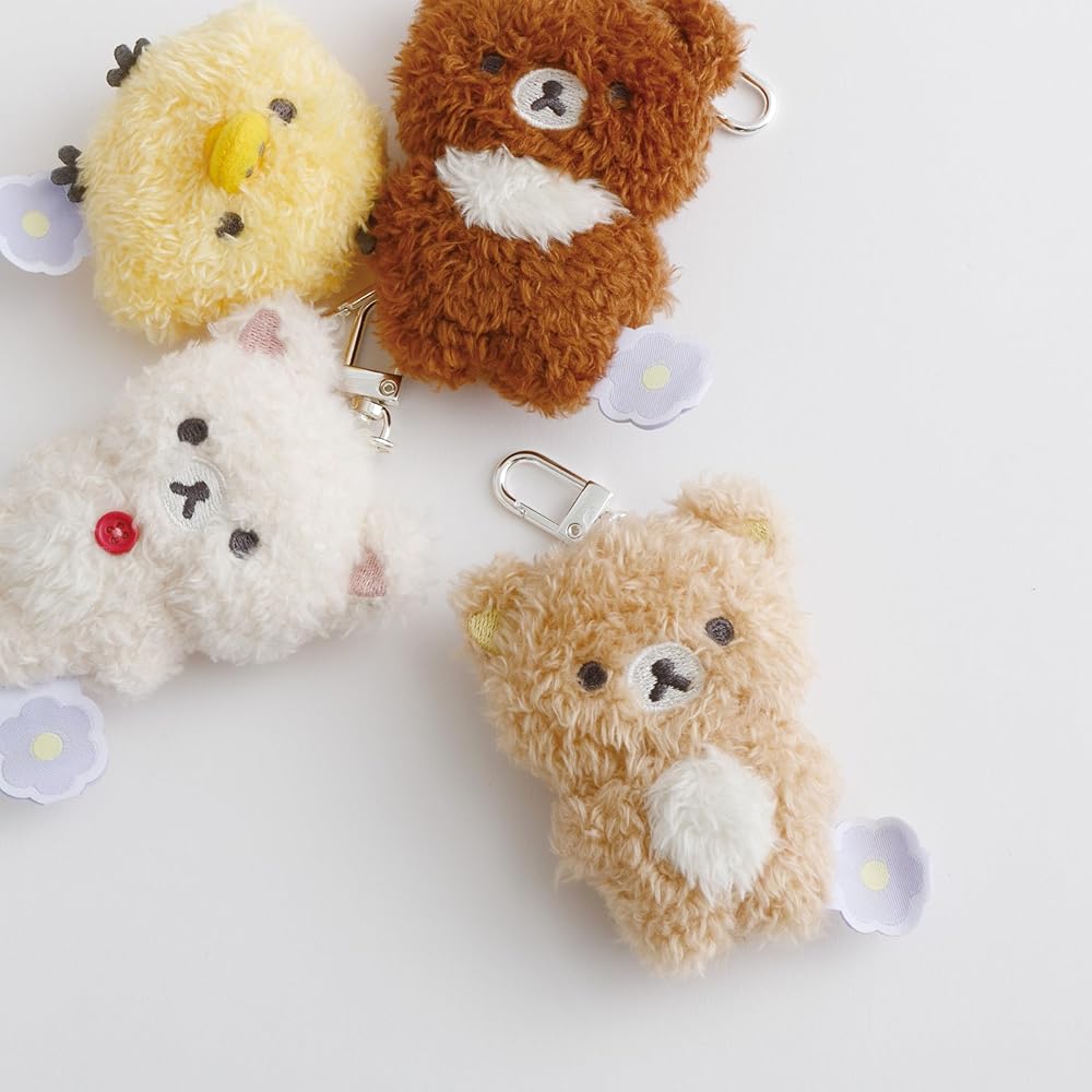 San-X Rilakkuma Korilakkuma Hanging Plush Toy Soft Stuffed Animal 20cm