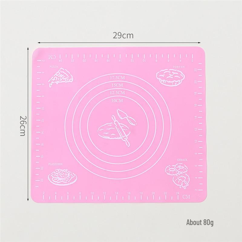 Silicone Kneading & Baking Mat - Heat-Resistant, Thick, Ideal for Dough, Noodles & Cutting