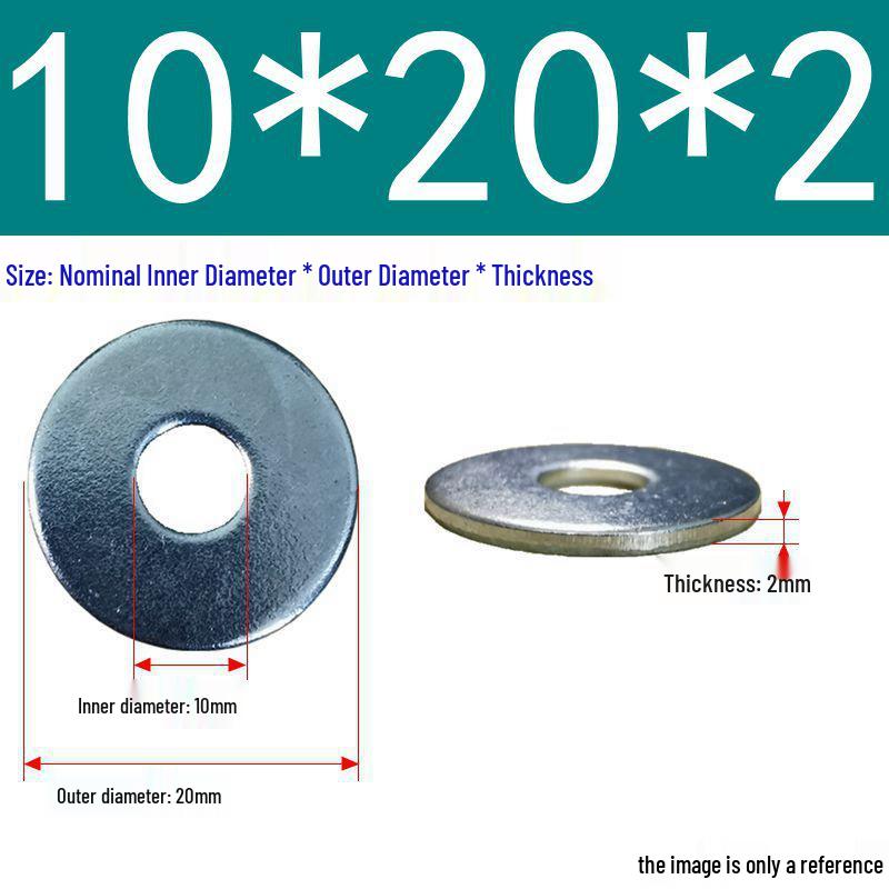 Galvanized Flat Metal Washer Spacer M3-M60