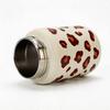 Mini Straw Thermos Cup Leopard Print Drinking   Water Cup Insulated  Water Bottle  Kitchenware