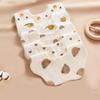 3PCS Cotton Gauze Baby Feeding Bibs Summer Soft Petal Baby Printed Drooling Towel Newborn Toddler Baby Burp Cloth Children'sBib