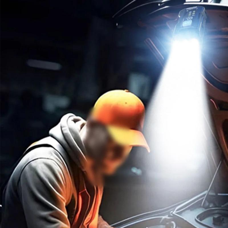 Super Bright Pocket Torch Light Mini Keychain Flashlight With Clip LED Magnetic COB-EDC Mini Keychain Flashlight Rechargeable