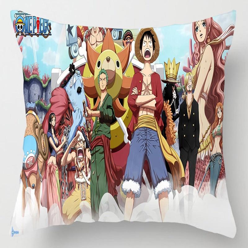 Anime Piece One Cartoon Cushion Cover Pillow Case Sofa Decorative Pillowcover