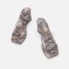 Summer Women Pumps Sandals serpentine PVC Jelly Slippers Open Toe High Heels Women Transparent Slippers Shoes Heel Clear Sandals