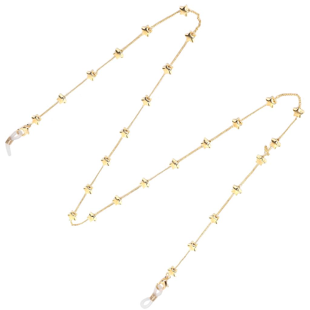 Star Pattern AntiLost Eyeglasses MouthMuffle Chain Eyeglasses Holder Chain Lanyard