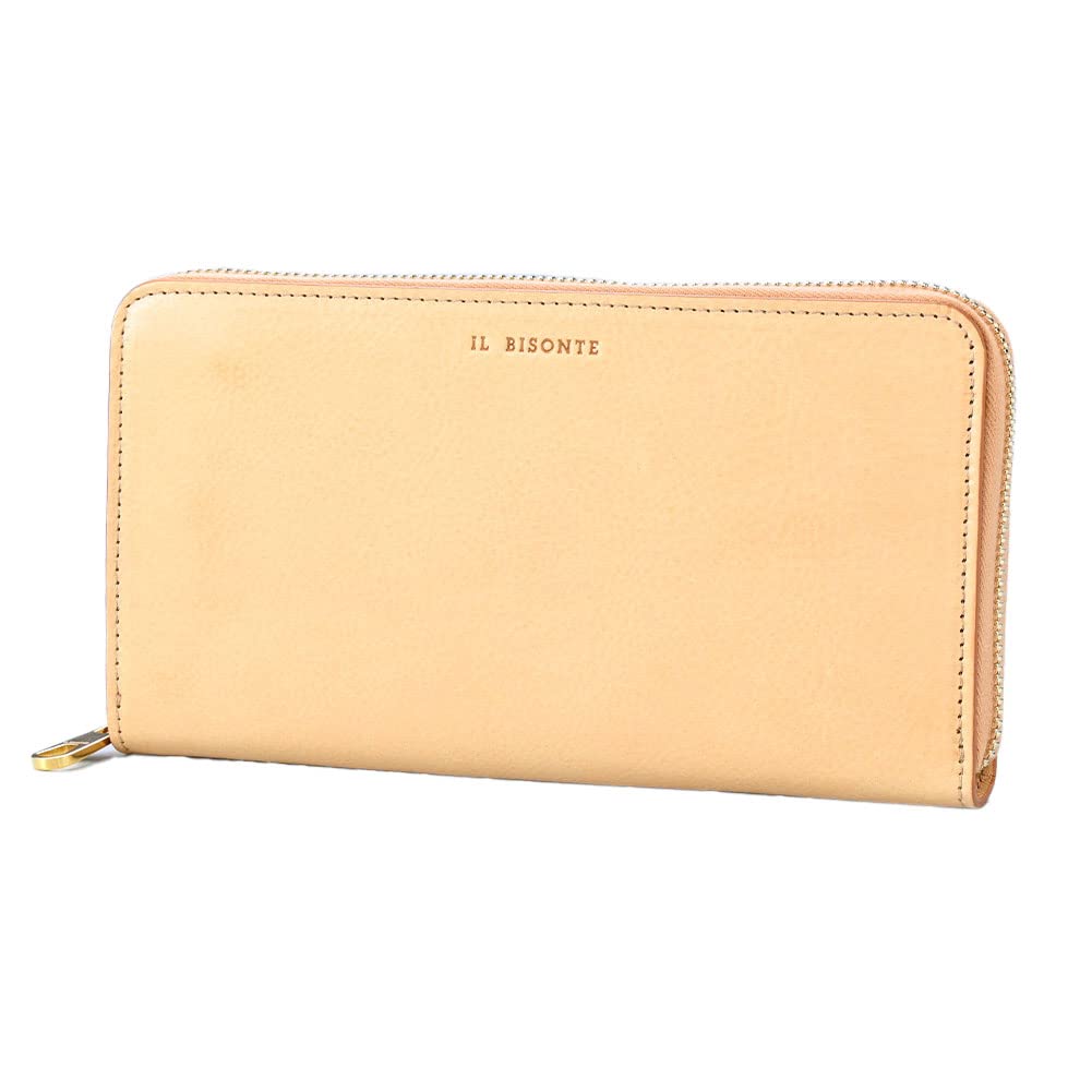 

Довгий гаманець Ilbizonte з круглою блискавкою з натуральної шкіри Vachetta SZW039PVX001 NA245H для чоловіків і жінок [Елемент]