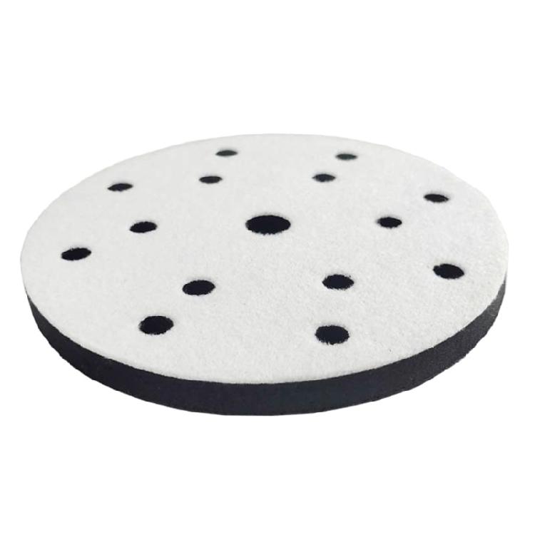 15 Hole 150mm Polishing Interfaces Pad Heavy Duty Foam Sanding Pad for Woodworking Auto Detailing Tools Accessories