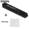 Household Kitchen Vacuum Sealer Packaging Machine with 10pcs Vacuum Bags Household Sealer Food Vacuum Sealer Promotion