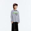 Little MO&Co. Kids' Striped Cotton Long-Sleeve T-Shirt