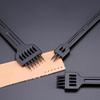 Black Round Hole Punch Set for DIY Leather Craft - 2, 4, 6 Holes