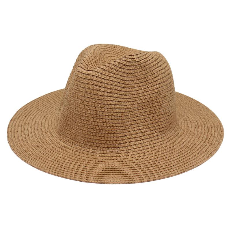 Spring And Summer New Panama Straw Hat European And American Style Jazz Hat Fedora Top Hat Panama Hat Straw Hat