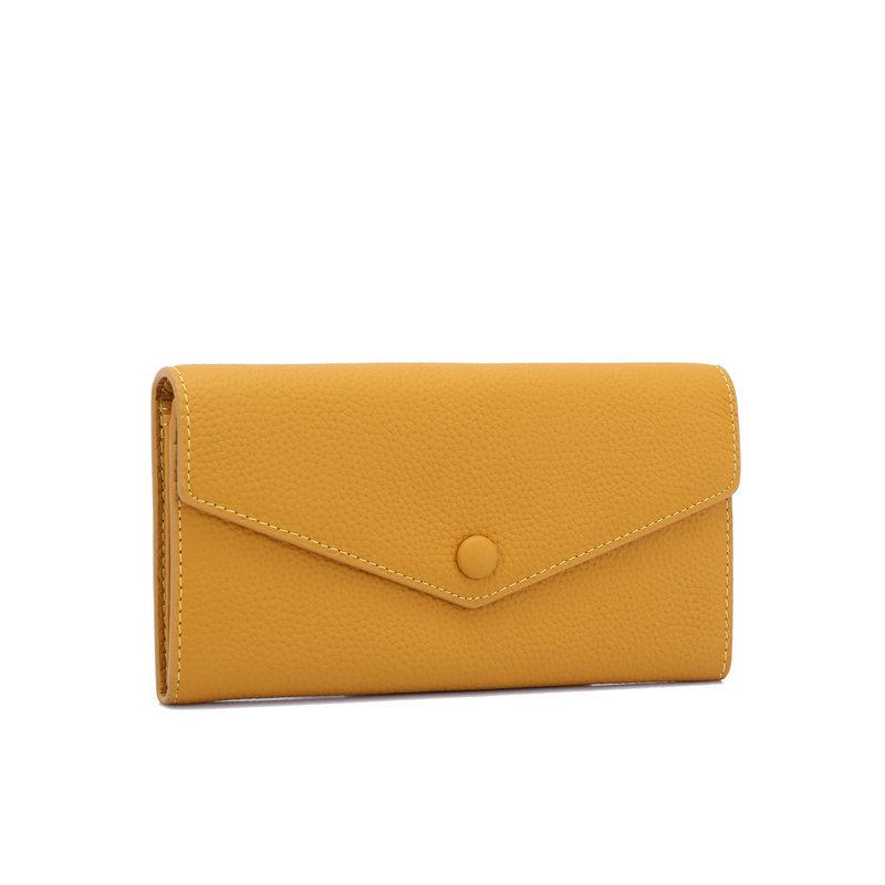 Genuine Leather Long-section Wallet Integrated Handbag Three-layer Cowhide Large Capacity Card Bag Mobile Phone Leather Case Zero Wallet