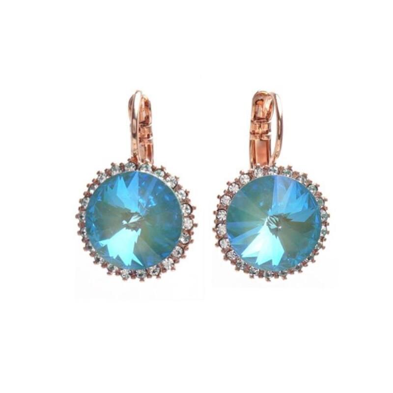 Fondre Women's Crystal Earrings One Touch