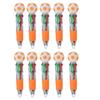 Ballpoint Pen for School Students, 4 Colors in One Retractable Rainbow Pen Multicolor Ballpoint Pen for Class Office