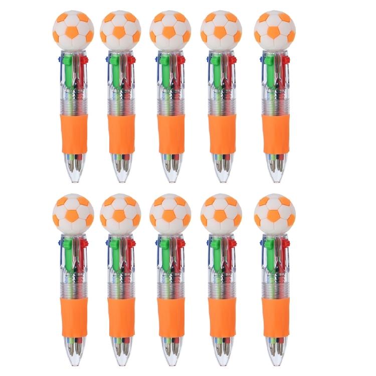 Ballpoint Pen for School Students, 4 Colors in One Retractable Rainbow Pen Multicolor Ballpoint Pen for Class Office