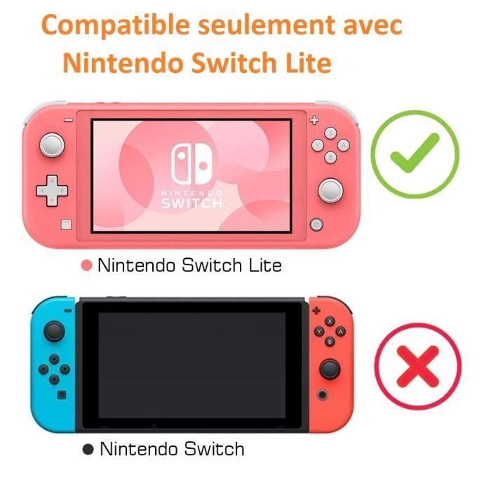 Coque Silicone Rose Compatible avec Nintendo Switch Lite - Phonillico®