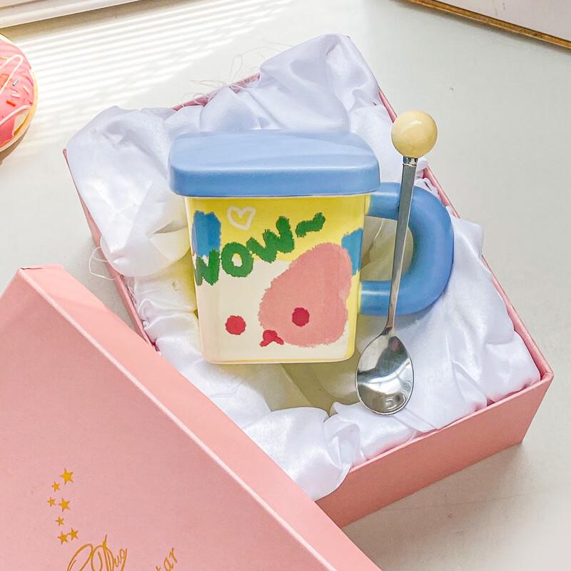 Shangqi Cute Couple Dog Theme Drinking Cup