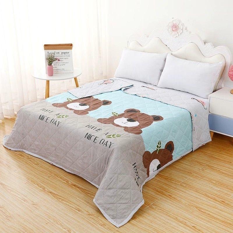 Spring Summer Quilt Queen Mechanical Wash Comfortable Comforter Single Double Blanket Quilts for Children Adults