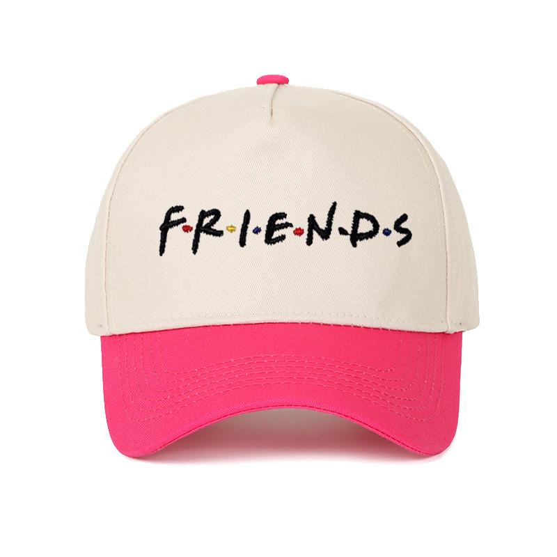 Friends Adjustable Cotton Baseball Hat With Sunshade For Summer Style R