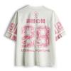 2026 New Sports Short Sleeved Shirt, V-neck Short Sleeved T-shirt, Sports Fashion Koi Fish Graphic Tee, 3D Printed Quick Drying Fun Mesh Jersey