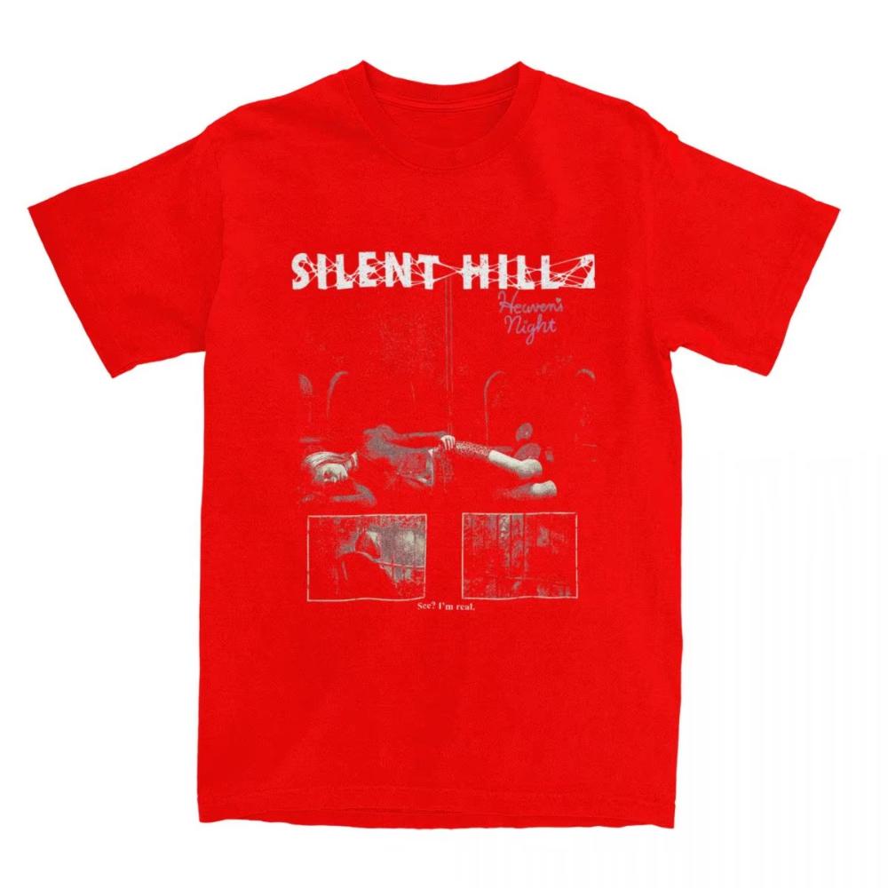 SH2 Heavens Night Silent Hill Stuff Shirts for Men Women Casual Cotton Summer Tops Printed Oversized Fashion Tshirt