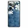 For Realme GT 6T Case Soft Feeling Silicone Luxury Phone Covers For Realme GT 6 GT6 Cases TPU Painted Marble Beautiful GT6t Wolf