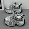 Dad shoes petite taille 22 nouvelles chaussures de sport décontractées printemps et été mesh respirant super tendance semelle épaisse chaussures rehaussantes