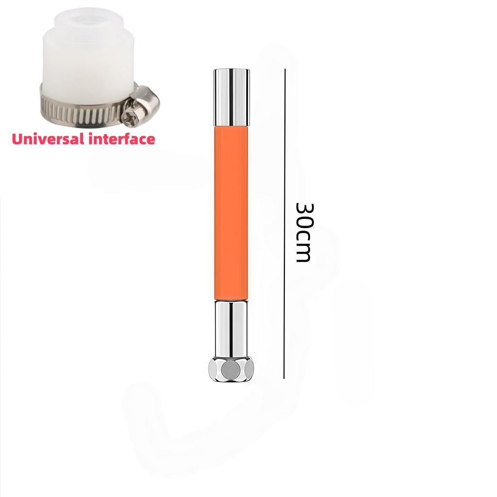 Kitchen Faucet Extension Extender Universal 360° Rotating Silicone Flexible Hose Water Tap Pipe for Bathroom Balcony Wash Basin